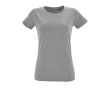Cotton t-shirt for women, 150 g/m2, SOL'S Regent Fit colour marbled grey