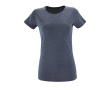 Cotton t-shirt for women, 150 g/m2, SOL'S Regent Fit colour marbled dark blue