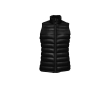 Padded women's corporate gilet, sorona and polyester, SOL'S Wilson BW colour black