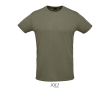 Sports t-shirt from polyester, 130 g/m2, SOL'S Sporty  colour military green