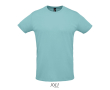 Sports t-shirt from polyester, 130 g/m2, SOL'S Sporty  colour light blue
