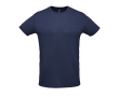 Sports t-shirt from polyester, 130 g/m2, SOL'S Sporty colour navy-blue