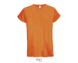 Sports t-shirt from polyester, 130 g/m2, SOL'S Sporty  colour orange