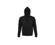 Men's hooded sweater, 80% cotton, 280 g/m2, SOL'S Spike colour black