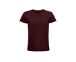 Fitted unisex t-shirt from cotton, 175 g/m2, SOL'S Pioneer colour burgundy