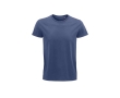 Fitted unisex t-shirt from cotton, 175 g/m2, SOL'S Pioneer colour denim blue