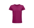 Fitted unisex t-shirt from cotton, 175 g/m2, SOL'S Pioneer colour fuchsia