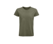 Fitted unisex t-shirt from cotton, 175 g/m2, SOL'S Pioneer colour khaki