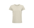 Fitted unisex t-shirt from cotton, 175 g/m2, SOL'S Pioneer colour natural