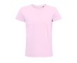 Fitted unisex t-shirt from cotton, 175 g/m2, SOL'S Pioneer colour pastel pink