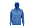 Unisex hooded sweatshirt made from eco-materials, 280 g/m2 colour blue