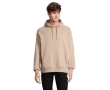 Unisex hooded sweatshirt made from eco-materials, 280 g/m2 colour beige