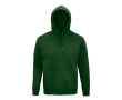 Unisex hooded sweatshirt made from eco-materials, 280 g/m2 colour dark green