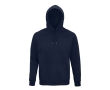 Unisex hooded sweatshirt made from eco-materials, 280 g/m2 colour navy-blue
