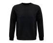Unisex sweatshirt made of eco materials, 280 g/m2, SOL'S Comet colour black