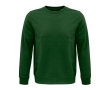 Unisex sweatshirt made of eco materials, 280 g/m2, SOL'S Comet colour dark green