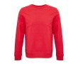 Unisex sweatshirt made of eco materials, 280 g/m2, SOL'S Comet colour red