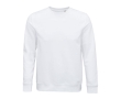 Unisex sweatshirt made of eco materials, 280 g/m2, SOL'S Comet colour white