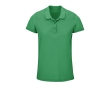 Women's polo shirt from cotton, 170 g/m2, SOL'S Planet colour green
