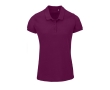 Women's polo shirt from cotton, 170 g/m2, SOL'S Planet colour burgundy