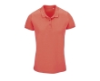 Women's polo shirt from cotton, 170 g/m2, SOL'S Planet colour neon orange