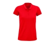 Women's polo shirt from cotton, 170 g/m2, SOL'S Planet colour red