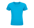 Children's t-shirt from 100% cotton, 175 g/m2, SOL'S Pioneer colour cyan blue