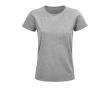 T-shirt for women with organic cotton, 175 g/m2, SOL'S Pioneer colour marbled grey