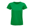 T-shirt for women with organic cotton, 175 g/m2, SOL'S Pioneer colour green