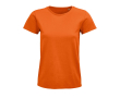 T-shirt for women with organic cotton, 175 g/m2, SOL'S Pioneer colour orange