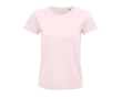 T-shirt for women with organic cotton, 175 g/m2, SOL'S Pioneer colour pastel pink