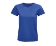 T-shirt for women with organic cotton, 175 g/m2, SOL'S Pioneer colour royal blue