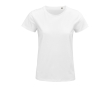 T-shirt for women with organic cotton, 175 g/m2, SOL'S Pioneer colour white