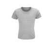 Children's t-shirt from 100% cotton, 150 g/m2, SOL'S Crusader colour marbled grey