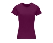 Women's t-shirt from 100% cotton, 150 g/m2, SOL'S Crusade colour burgundy