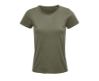 Women's t-shirt from 100% cotton, 150 g/m2, SOL'S Crusade colour khaki