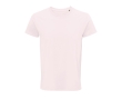T-shirt from organic cotton, 150 g/m2, SOL'S Crusader colour pastel pink