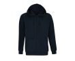 Hoodie, cotton and polyester, 280 g/m2, SOL'S Carter colour black
