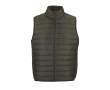 Men's gilet, side pockets, 280 g/m2, SOL'S Stream colour military green