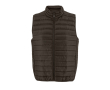 Men's branded gilet, side pockets, 280 g/m2, SOL'S Stream colour dark brown