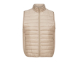 Men's branded gilet, side pockets, 280 g/m2, SOL'S Stream colour beige