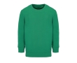 Children's sweater, recycled cotton, 280 g/m2, SOL'S Columbia colour green