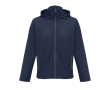 Recycled polyester softshell jacket with hood SOL'S colour navy-blue