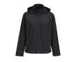 Women's softshell jacket with hood and fleece lining SOL'S colour black