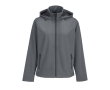 Women's softshell jacket with hood and fleece lining SOL'S colour dark grey