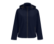 Women's softshell jacket with hood and fleece lining SOL'S colour navy-blue