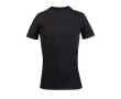 Unisex recycled materials T-shirt, round neck  colour black