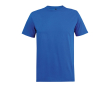 Unisex recycled materials T-shirt, round neck  colour royal blue