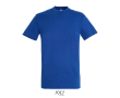 Unisex semi-combed cotton T-shirt, round neck, 150 g/m2  colour royal blue