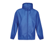 190T polyester windbreaker jacket with hood SOL'S colour royal blue